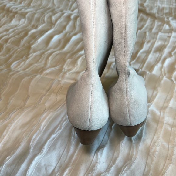 Something Navy Suede Boots - Picture 2 of 10